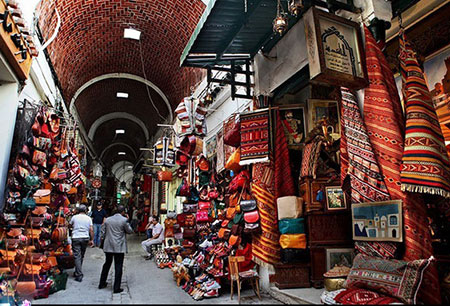 بازارهای سنتی ولوکس تونس
