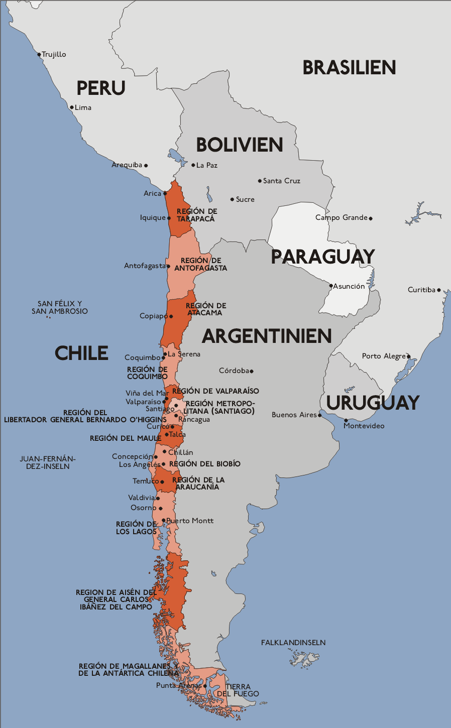 شیلی دریک نگاه